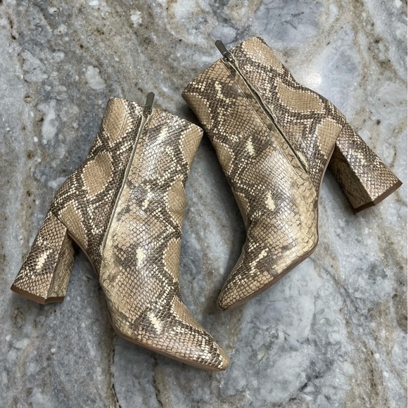 Sam Edelman CODIE Snakeskin Booties Women’s 9M - Picture 5 of 11